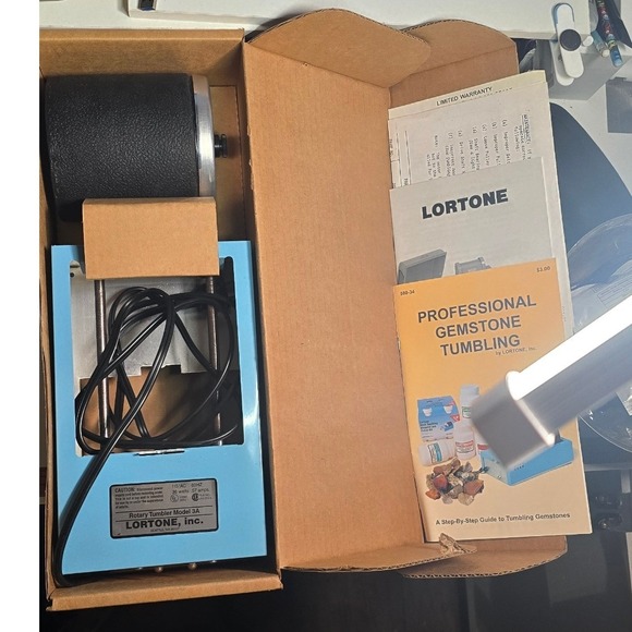 Lortone Other - Lortone Model 3A Rotary Rock Tumbler Single 3lb Barrel Professional Lapidary USA
